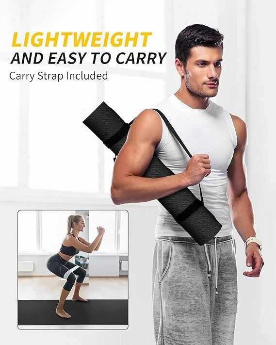 Extra Long Wide 84x30 Inch Yoga Mat for Men and Women 1/4 Inch Thick