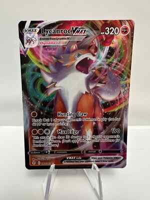Evolving Skies Lycanroc VMAX 092/203 Pokémon TCG Rare Near Mint Pokemon Card
