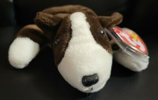 RARE & RETIRED Ty Beanie Baby BRUNO the dog NWT ORIGINAL OWNER FREE SHIPPING