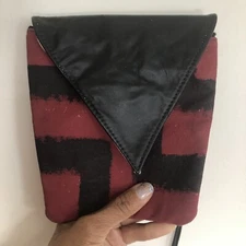 Vintage Hand Painted Hand Made Crossbody by BETH MITCHELL