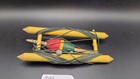 999 Vintage Old Stock Hand held Fishing Line/ Wood Bobbers on Winder — photo 2