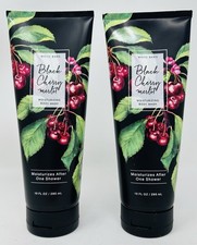 Jabón corporal hidratante Black Cherry Merlot Bath & Body Works 10 fl oz lote de 2