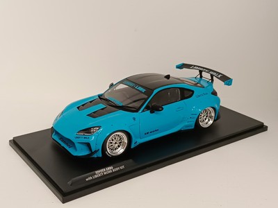 Toyota Gr86 LBWK Body Kit Baby Blue 2024 1/18 Solid S1813601