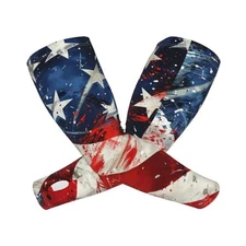 Gardening Sleeves For Women Men, Farm Sun Protection One Size American Flag 4