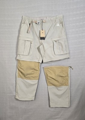 Nike ACG Cargo Pants XL Men Brown Smith Summit Cordura 2 in 1 Convertible UPF