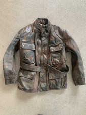 Giacca da campo moto donna mimetica Trialmaster Panther in pelle