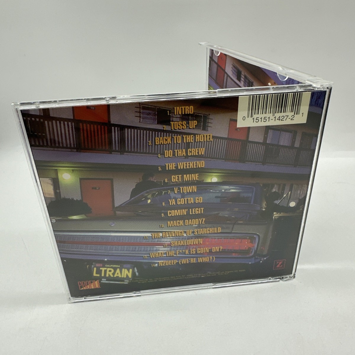 N2Deep Back To The Hotel CD 1992 Profile Records PCD-1427 Hip Hop