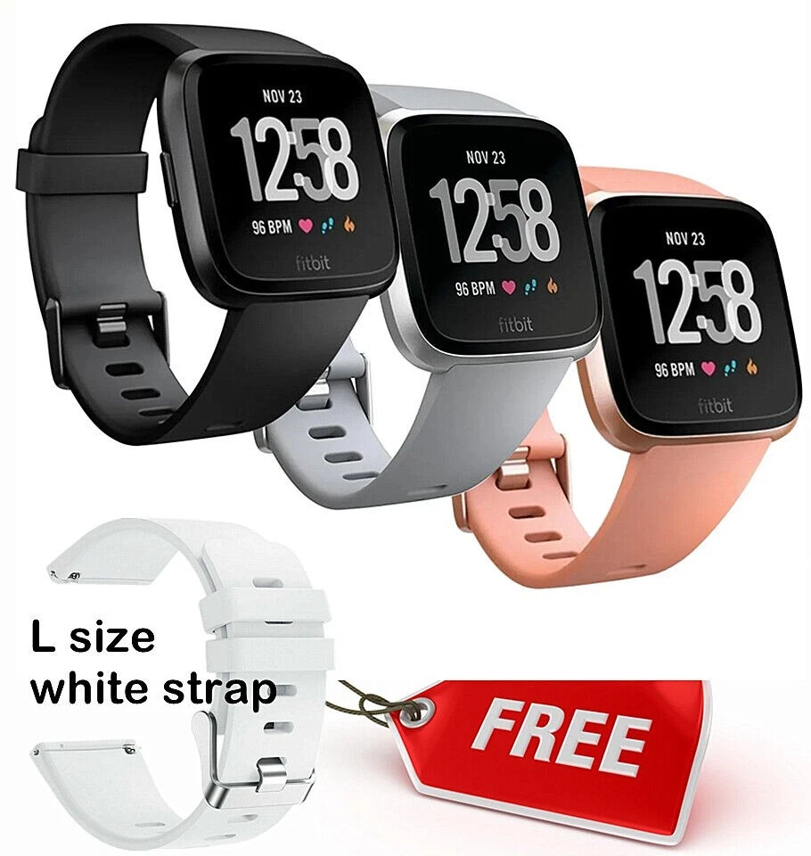 Fitbit Versa 2 Pulseras Inteligentes Detección de Movimiento Rastreador de Ejercicios - Tallas S y L Foto 3 de 4