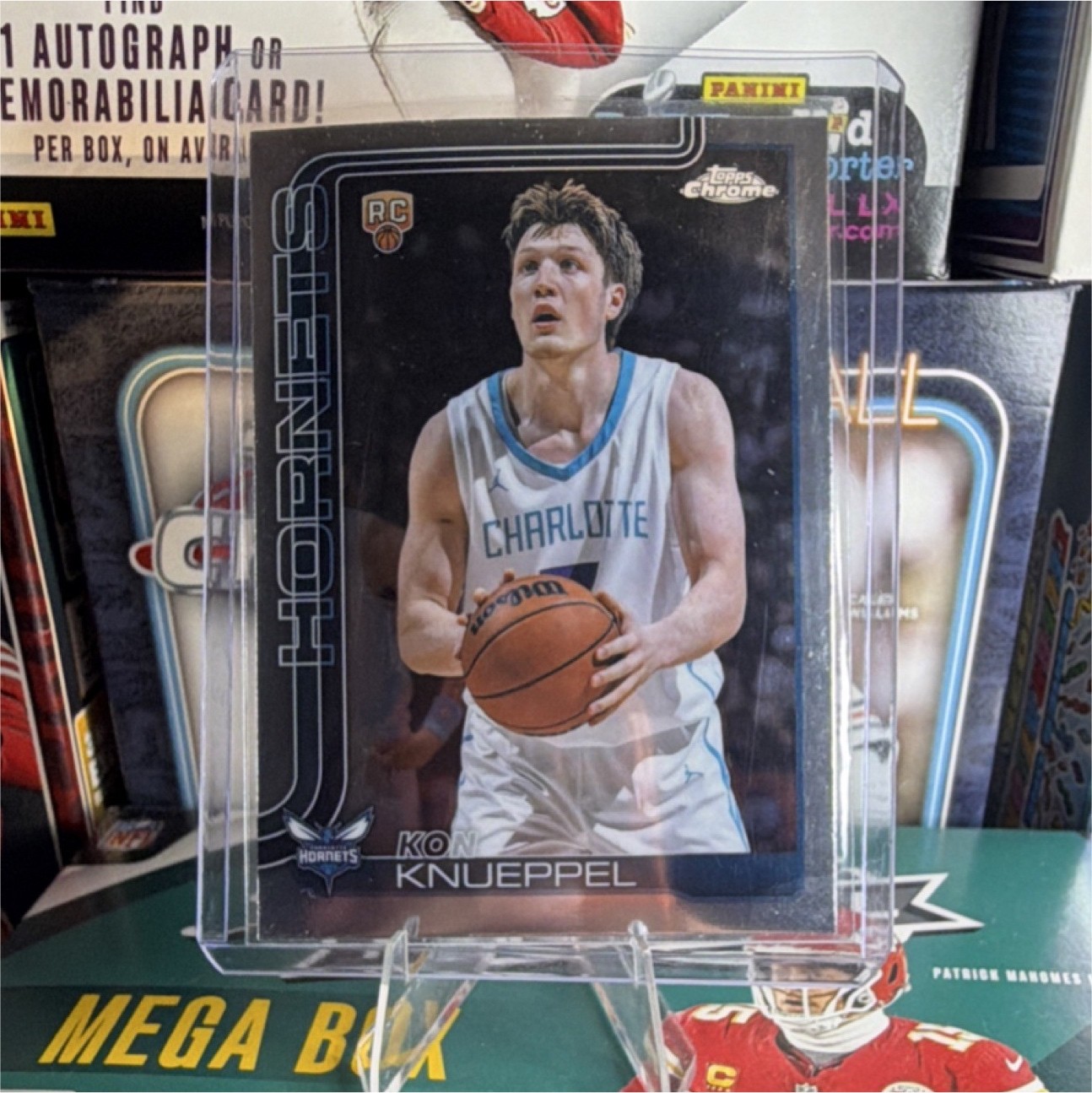 Topps 2025-26 Topps Chrome Kon Knueppel Rookie #254 Charlotte Hornets NBA