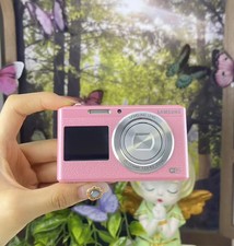 Samsung DV180F Digital Camera Dual Screen 16 MP 5x Optical Zoom Pink