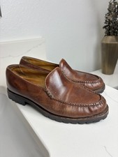 Vintage Cole Haan Penny Loafers Brown Leather Slip On Shoes Women's 7B