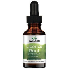Swanson Licorice Root Liquid Extract - Alcohol  Sugar Free Liq 1 fl oz