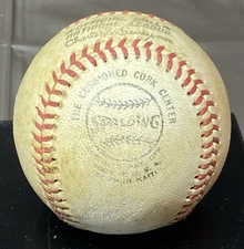 1970s Charles Feeney National League Spalding Baseball Made In USA Sewn In Haiti