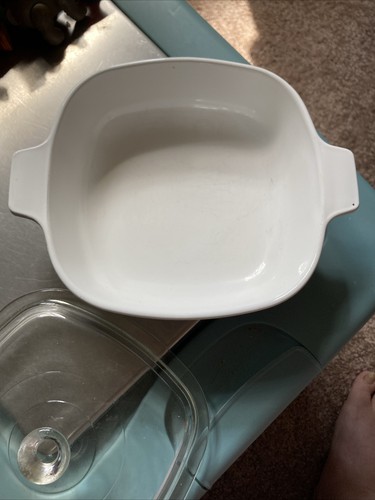 Vintage Rare 1965-66 Corning Ware P-1-B 1Qt Casserole Dish + Lid Blue Cornflower - Picture 3 of 10