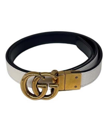 GUCCI                    Reversible slim belt black 659418