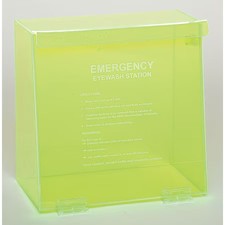 Eyewash Station In Fluorescent Green, 3Pvl8