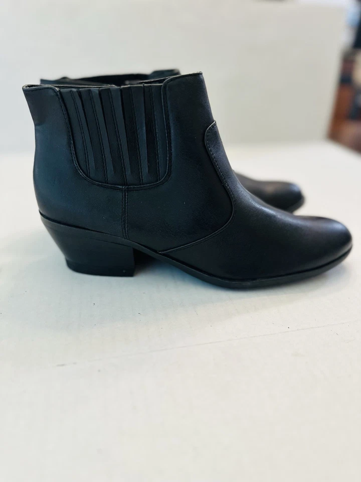 Botas Kim Rogers Mujer Negras Tacón Bloque EE. UU. Talla 10M Foto 3 de 4