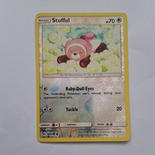 Stufful 110/147 Reverse Holo Sun & Moon Burning Shadows Pokemon LP