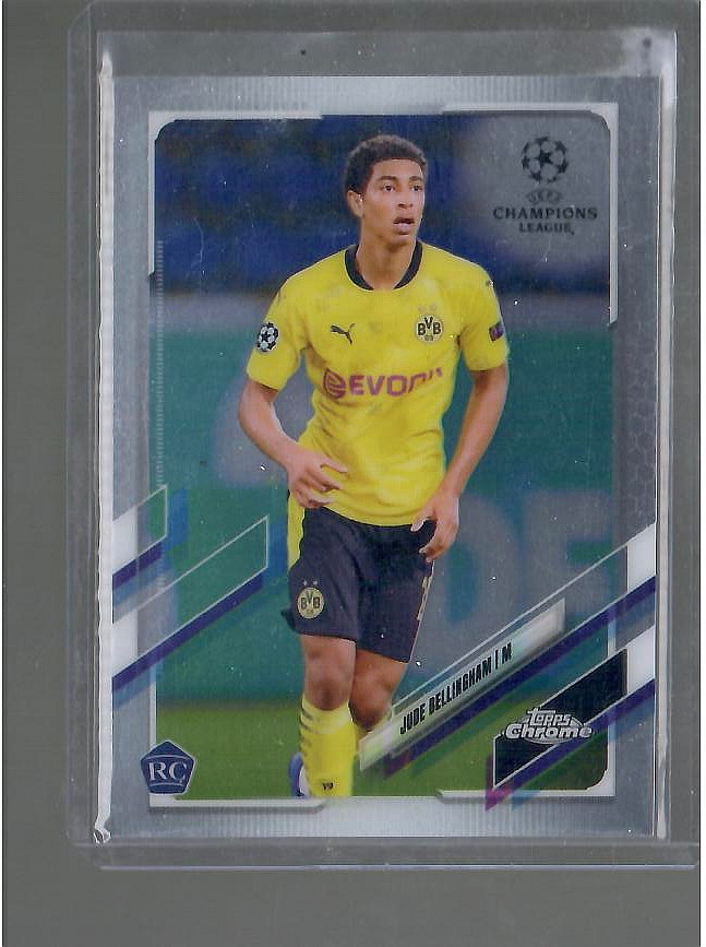 2020-21 Topps Chrome UCL Jude Bellingham #68 Rookie RC