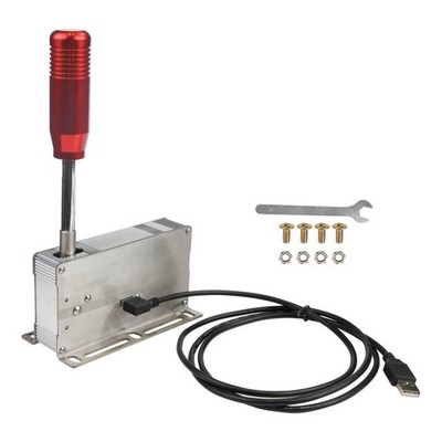 Realistic sequential gear selector for PC with USB cable, joystick