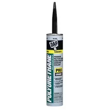 Dap 18816 Polyurethane Sealant, 10 Oz, Cartridge, Black, Polyurethane Base,