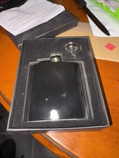 Stainless Steel Hip Flask 6oz Brand New In Box Never Used
