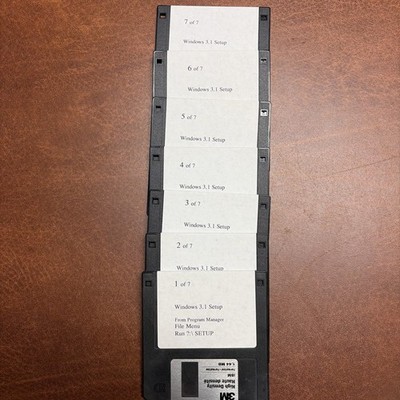 Windows 3.1 Setup Discs