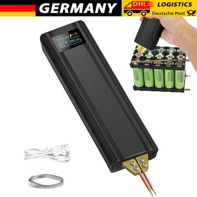 Batterie Punktschweißgerät Set, Handgehalten Spot Welder für 18650Akku Schweißen