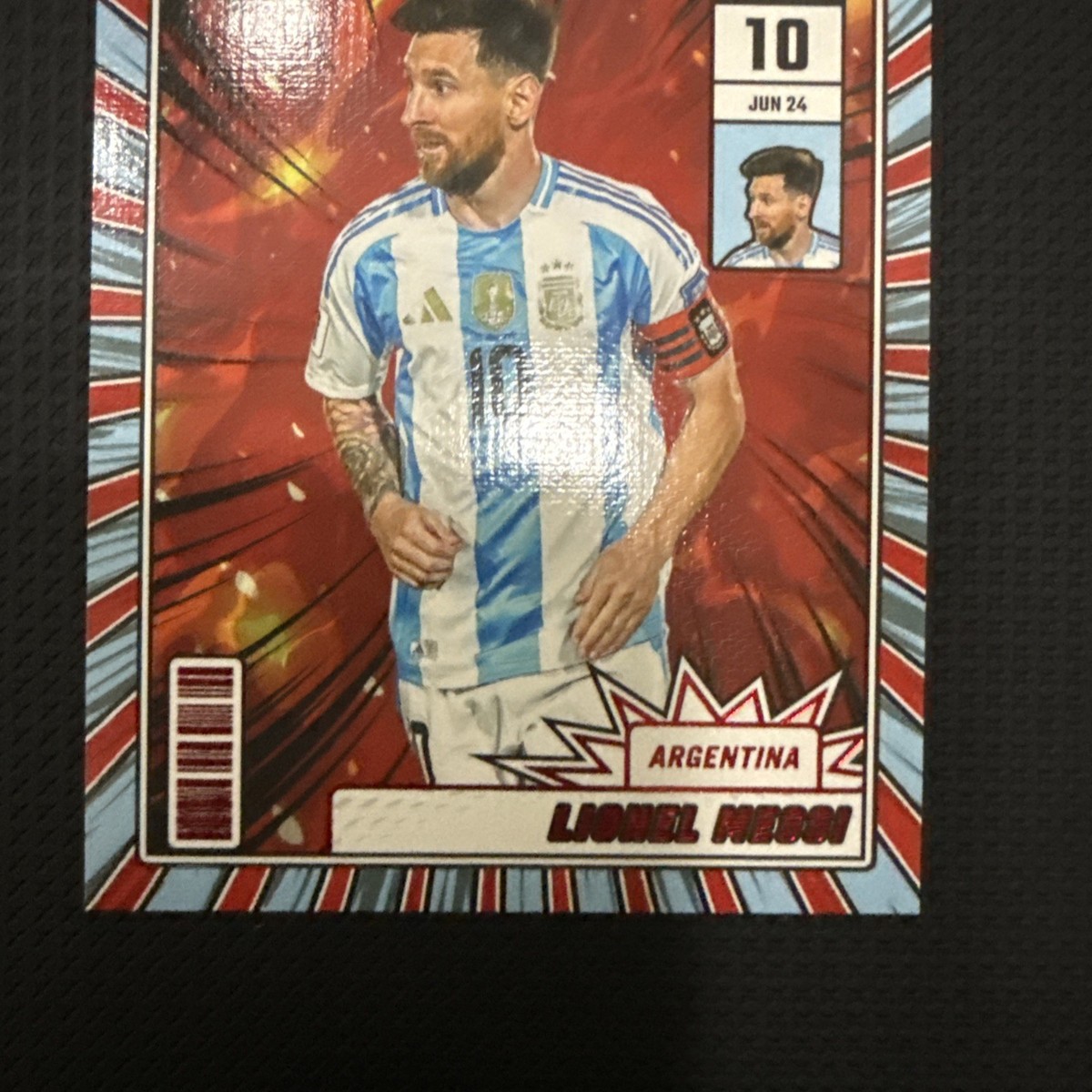  ネメシスMessi 紐なし26.5㎝ LIONEL MESSI 2025-26 DONRUSS ROAD TO FIFA WORLD CUP RED NET