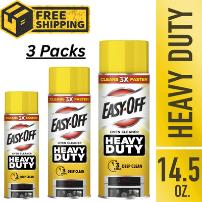 #ad Easy Off Heavy Duty Oven Cleaner Regular Scent 14.5 oz Can pack of 3 $19.50