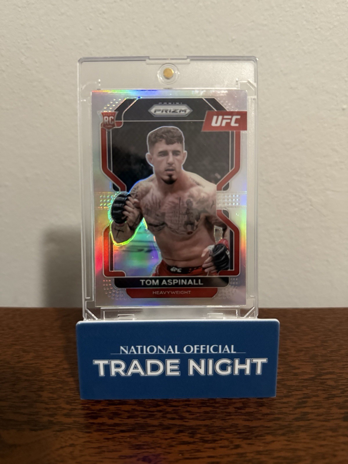 2022 Panini Prizm UFC - Tom Aspinall #134 Silver Prizm (RC)