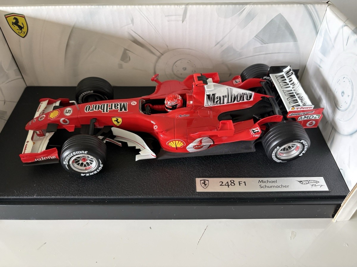 Hotwheels 1/18 Michael Schumacher 2006 Ferrari 248 Marlboro | eBay UK