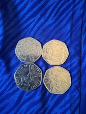 Beatrice Potter 50 Pence Set of 4 - Circulated.