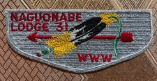 Tough “No Trading” S2a flap from Naguonabe Lodge #31 in truly Mint Condition
