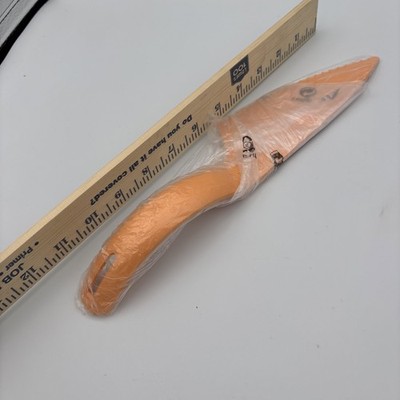 New Tupperware Cut N Serve Cake Pie Cutter Server Knife Slicer Spatula Orange