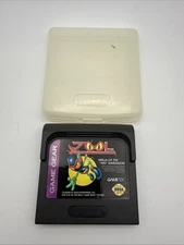 Zool Ninja of the Nth Dimension Sega Game Gear, Working Cartridge & Clear Case