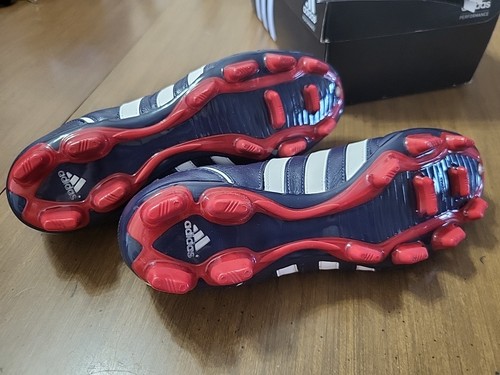 NEW Sz 5.5 ADIDAS Adipure TRX FG 011817 Soccer Cleats Womens Football Navy blue - Picture 9 of 13