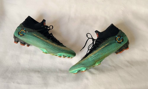 Nike Mercurial Superfly 6 Elite Pro FG Clear Jade CR7 AJ3547-390 TAGLIA 12 Ronaldo - Foto 5 di 12