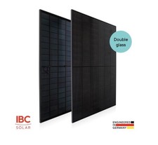 IBC Module Black 460 LS-TZ1 Bifazial schwarz schraffiert Glas/Glas PV Solarmodul