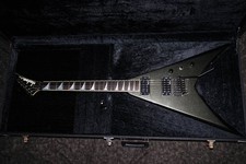 Grover Jackson KING V Through-Neck Chitarra elettrica Ebony Schaller USA con custodia