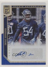 2018 Donruss Elite Elite Rookie Auto Blue /10 Rashaan Evans #RA-RE Auto v7j