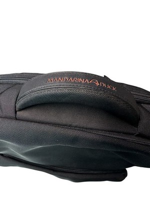 Mandarina Duck Laptop Backpack Briefcase 17x13 File Case Black Italy