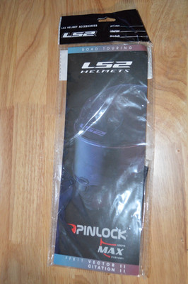LS2 FF811 Vector II Motorcycle Helmet Visor Anti-Fog Pinlock Ready Clear