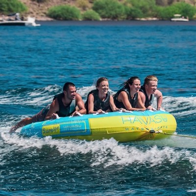 Havasu, Towable Tube for Boating, Float, Raft, 4 Person 510lb Max Sandbar Lounge