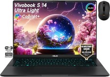 ASUS Vivobook S 14 AI OLED Laptop,Core Ultra 5 226V, Wi-Fi 7, 2X Thunderbolt 4
