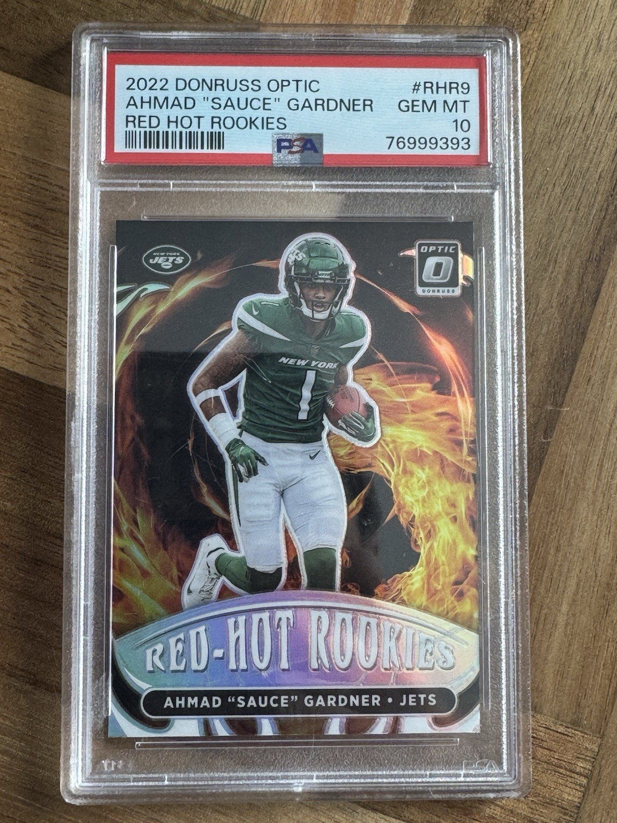 Sauce Gardner Panini Donruss Optic Red Hot Rookies #RHR9 Base