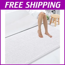 Luxury Chenille Bath Rugs 50x30 - Soft & Absorbent