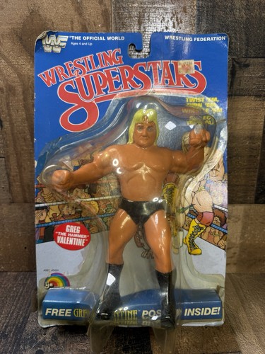 LJN Greg The Hammer Valentine Vintage WWE WWF Rare...