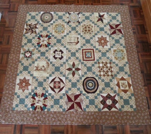 Vintage American The President of the United States of America Patchwork Quilt