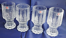 Iittala Crystal Vellamo Wine Glass Set - 4 pieces - Valto Kokko 1986